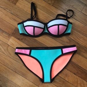 Triangl poppy flamingo fling bikini